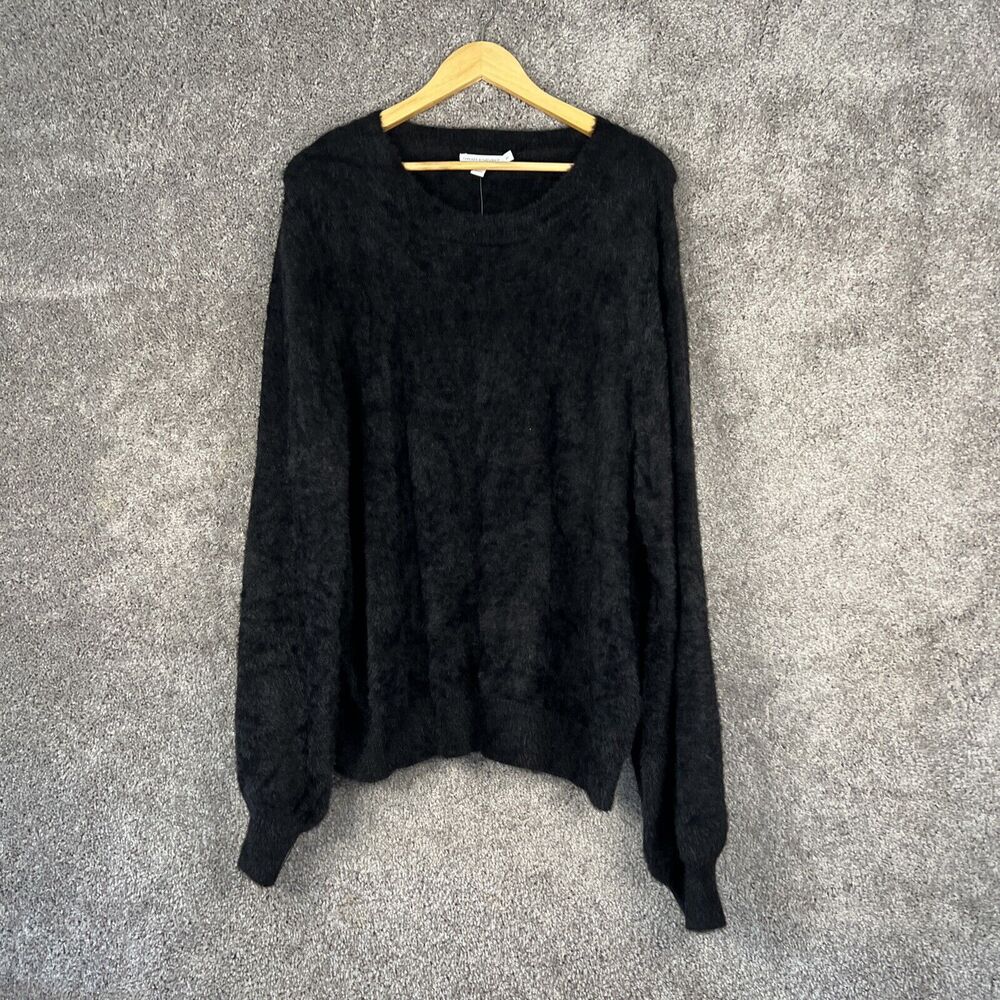 Thread 4 Thoughts Sweater Womens 2X Black Long Sleeve Scoop Neck Stitch Fix